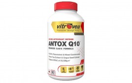 Vitrovea Antox Q10 Enhanced CoQ10 Formula  Plastic Bottle  60 pcs